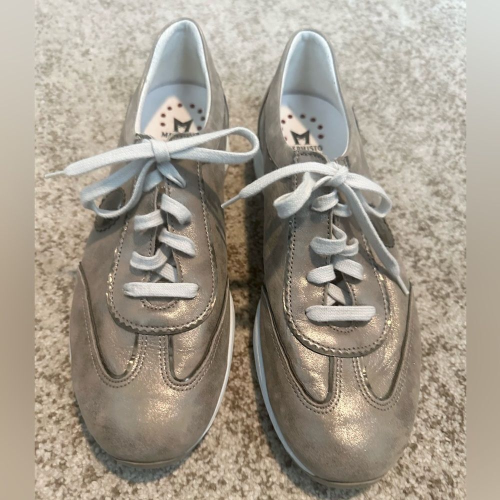 Mephisto Run Off Leather Air Jet Sneakers 9.5